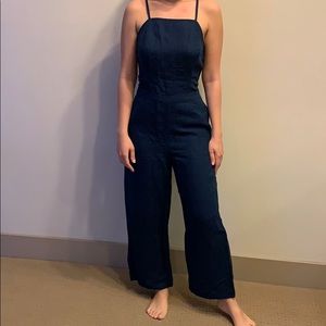 🔥Abercrombie & Fitch navy jumpsuit 🔥